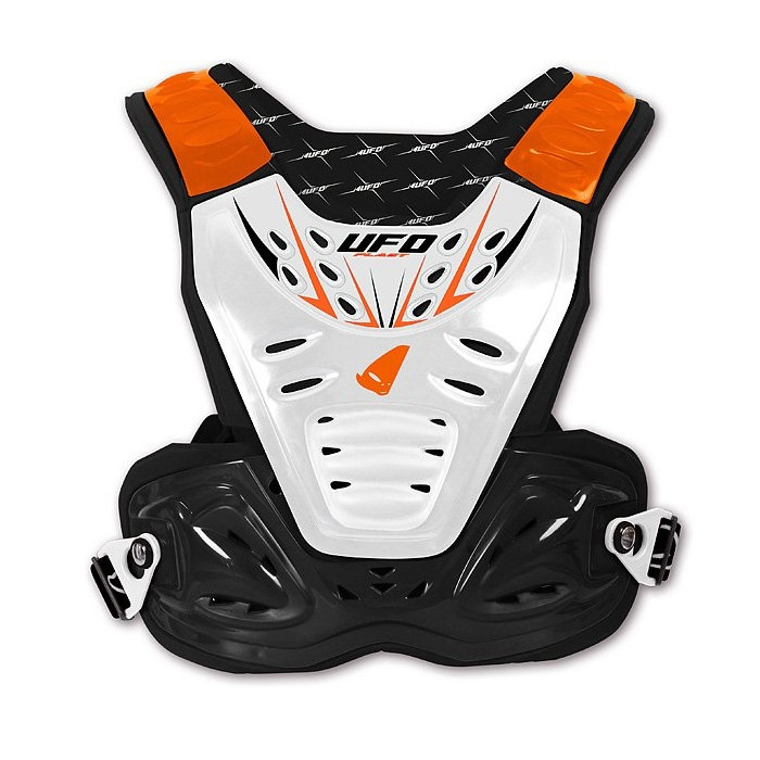 UFO chest protector REACTOR 2 EVOLUTION JUNIOR sleeveless color orange/black/white (CE LEVEL 2)