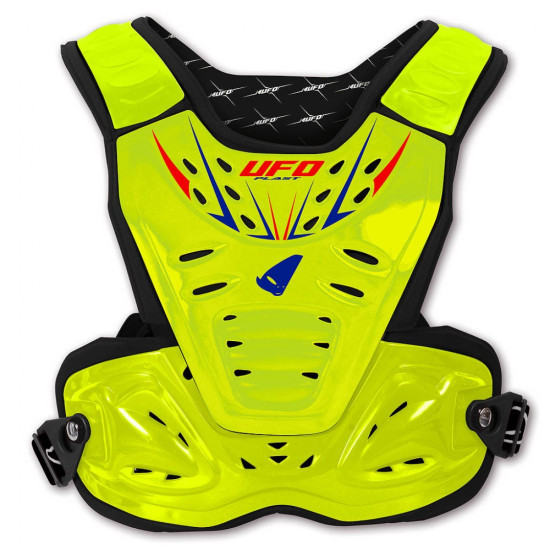 UFO chest protector REACTOR 2 EVOLUTION JUNIOR sleeveless color yellow FLUO (CE LEVEL 2)