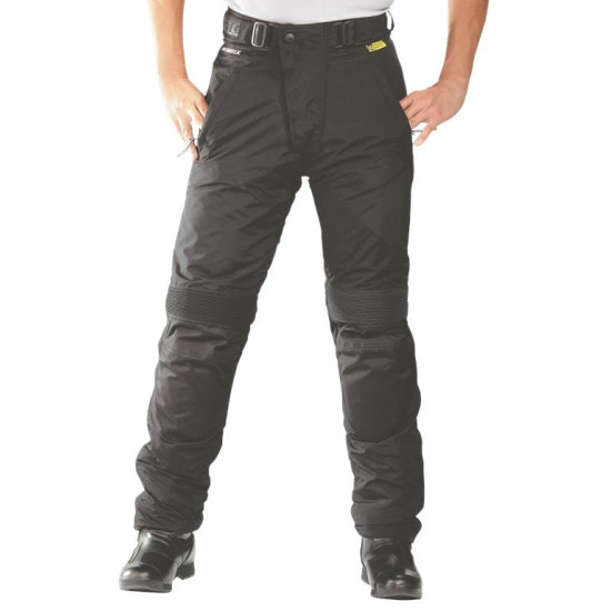 ROLEFF SALE WOMEN'S TEXTILE TROUSERS WITH WIND-TEX AND THERMO MEMBRANE, TEXTILE MODEL, BLACK, SIZE XL