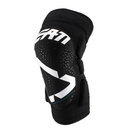 LEATT (2022/2023) kelienių apsaugos 3DF 5,0 JUNIOR (vaikams) KNEE GUARD WHITE/BLACK spalva balta/juoda