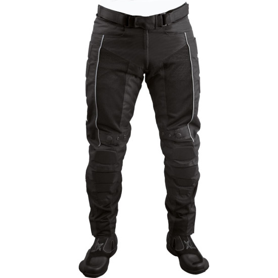 ROLEFF PROMOTION TEXTILE TROUSERS WITH DETACHABLE MEMBRANE Z-LINER MESH MODEL (2IN1 - DETACHABLE MEMBRANE) COLOR BLACK S