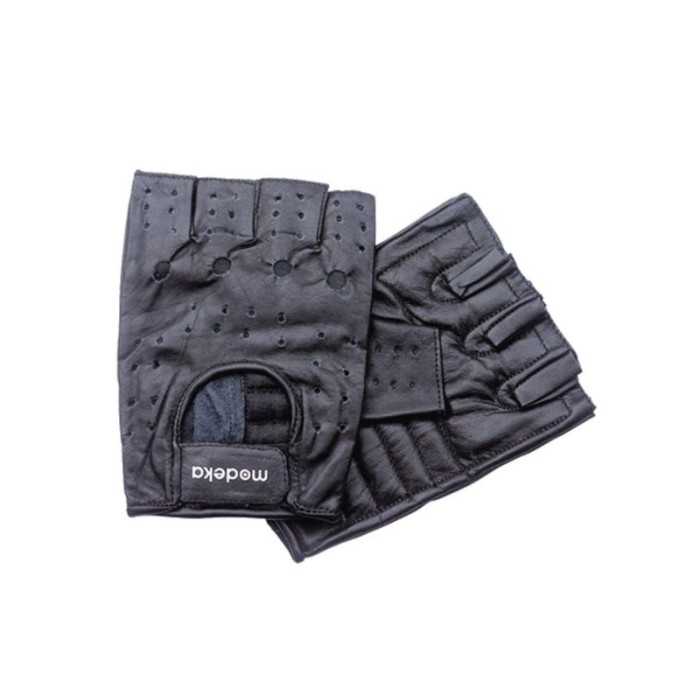 MODEKA HIGHWAY FINGERLESS GLOVES BLACK SIZE XS