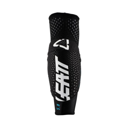 LEATT (2022/2023) elbow protectors 3DF 5.0 ELBOW GUARD WHITE/BLACK color black/white JUNIOR