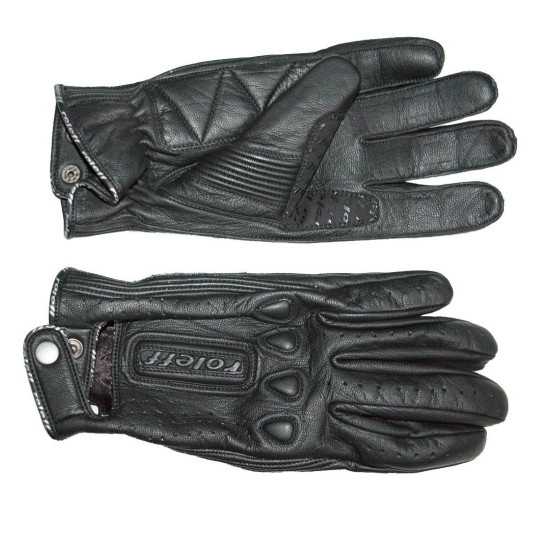 ROLEFF SUMMER LEATHER GLOVES PROMOTION MODEL RO64 COLOUR BLACK SIZE M