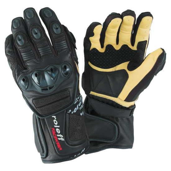 ROLEFF PROMOTION LEATHER SPORTS GLOVES (KANGAROO) BLACK, SIZE 3XL