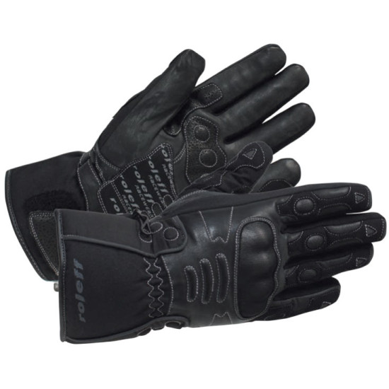 ROLEFF PROMOTION LEATHER GLOVES MODEL RO83 COLOR BLACK SIZE XXL