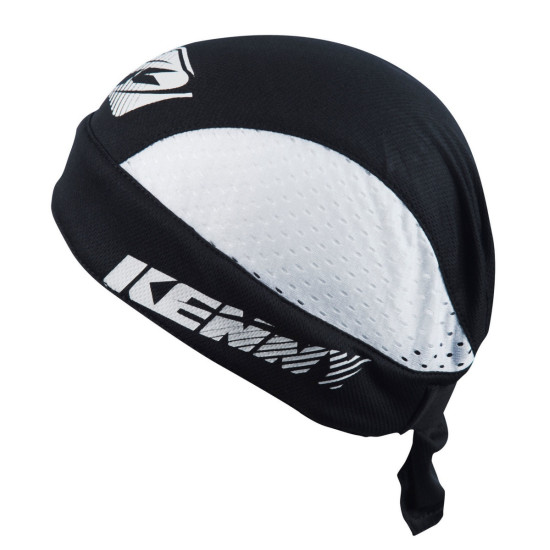 KENNY RACING HELMET CAP BLACK / WHITE UNIVERSAL SIZE