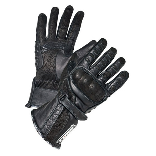 TORX SALE LADIES' LEATHER GLOVES SPORTIVE COLOR BLACK SIZE XXL
