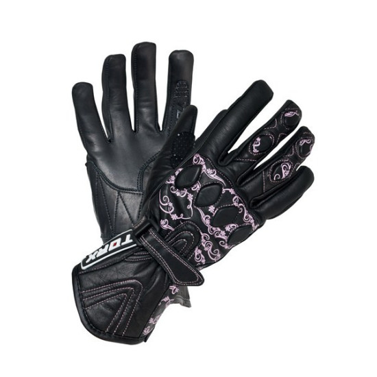 TORX SALE LADIES' LEATHER GLOVES BELLA BLACK SIZE XS