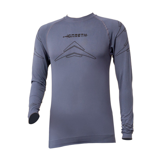GARETH THERMOACTIVE SHIRT WITH SILVER IONS "SUMMER" (COOLING) LONG SLEEVE GRAPHITE SIZE XL-XXL