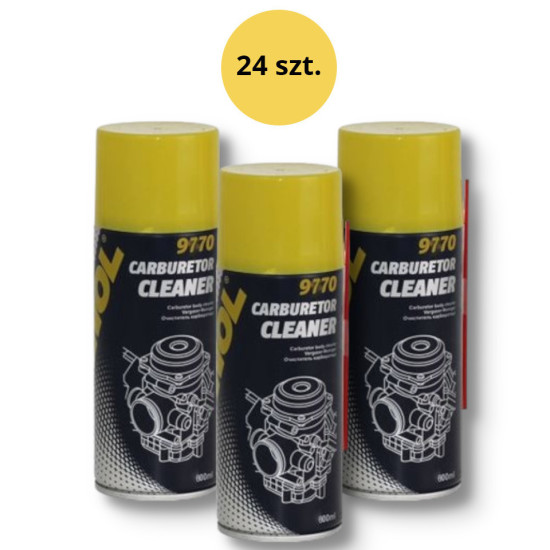 „MANNOL“ karbiuratoriaus valiklio purškiklis 600 ml (9770) (24) dėžutėje 24 vienetai (pakuotė)