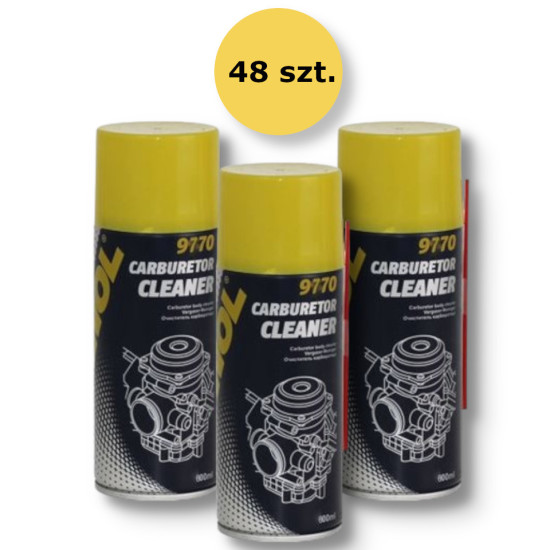 „MANNOL“ karbiuratoriaus valiklio purškiklis 600 ml (9770) (48) dėžutė 48 vienetai (pakuotė)