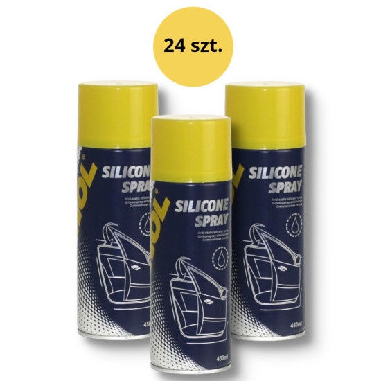 MANNOL SILICONE SPRAY 450ML (9963) (24) CARTON 24 PIECES (PACK)