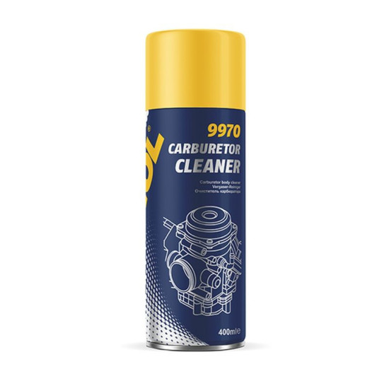 MANNOL karbiuratoriaus valiklis 400 ml - karbiuratoriaus valymo purškiklis (9970) - 48 vienetų dėžutė (pakuotė)