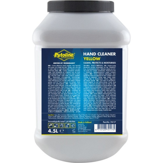 PUTOLINE RANKŲ VALIKLIS GELTONAS 4,5 L