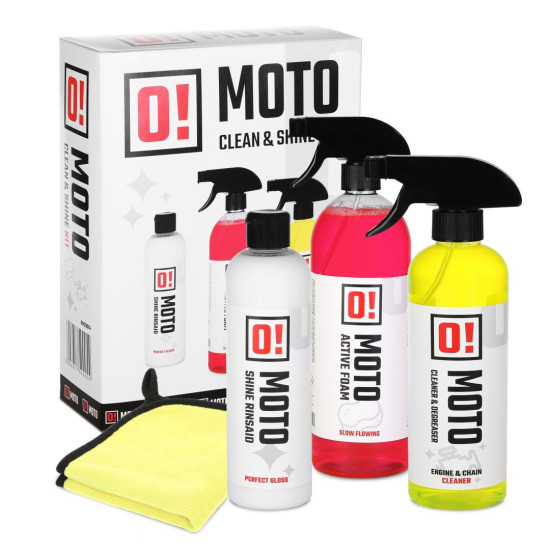 OMOTO O! CARE PROTECTION AND SHINE MOTO (O!MOTO) MOTORCYCLE WASH AND CARE GIFT SET (OLE-019)