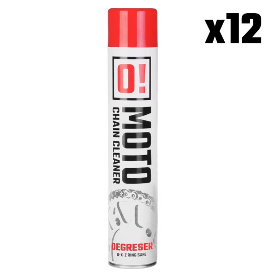 „OMOTO“ 12 purškiamų grandinės valiklių rinkinys, 750 ml, „O! Chain Cleaner“ (O!MOTO) (OLE-007) (12 vnt. pakuotė)