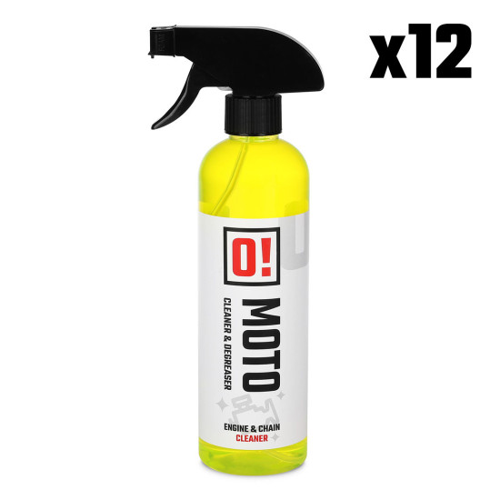 OMOTO SET OF 12 ENGINE AND CHAIN CLEANER 500ML O! CHAIN AND ENGINE CLEANER (O!MOTO) (OLE-018) (PACK OF 12)