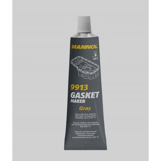 „MANNOL“ TARPINIŲ GAMINIMO PRIEMONĖ – SILIKONINIS SANDARIKLIS – PILKAS 85G (PAKEIČIA TARPIKLIUS) (9913) (144)