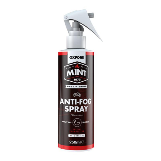 OXFORD MINT ANTIFOG SPRAY - PREVENTS FOGGING QUICKLY 250ML