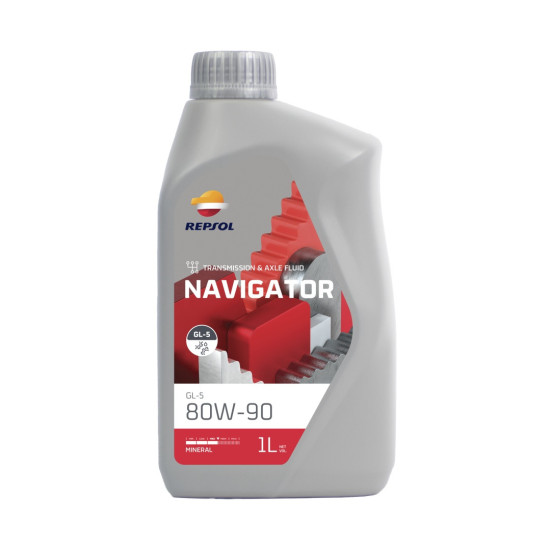 REPSOL NAVIGATOR GEAR OIL API GL-5 80W90 1L (12) (REPLACES RP023R51)