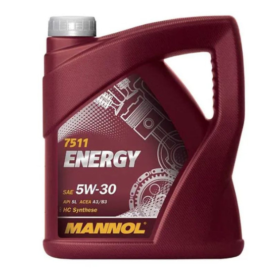 „MANNOL“ automobilio variklio alyva 5W30 ENERGY 5 litrai (7511) (sintetinė)