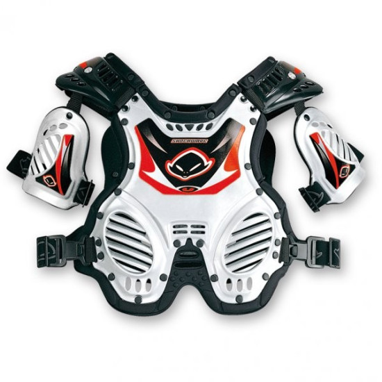 UFO chest protector JUNIOR BOY SHOCK WAVE color white size universal (8-12 years)