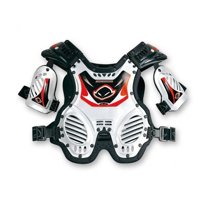 UFO chest protector JUNIOR BOY SHOCK WAVE color white size universal (8-12 years)