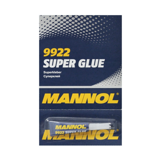MANNOL SUPER GLUE 3G - INSTANT GLUE - DROP (9922) (288)