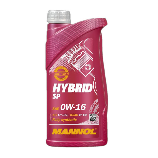 MANNOL CAR ENGINE OIL 0W16 HYBRID 1 LITER (7920) (SYNTHETIC)