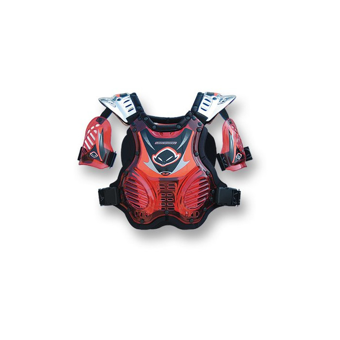 UFO chest protector JUNIOR BOY SHOCK WAVE color red size universal (8-12 years)