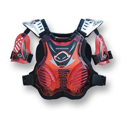 UFO chest protector JUNIOR BOY SHOCK WAVE color red size universal (8-12 years)