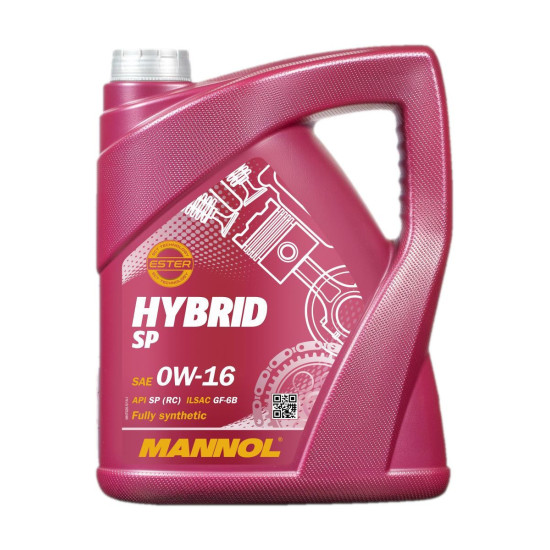 „MANNOL“ automobilių variklio alyva 0W16 hibridas, 5 litrai (7920) (sintetinė)