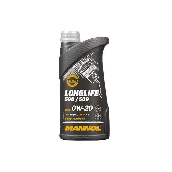 MANNOL CAR ENGINE OIL 0W20 LONGLIFE 508 / 509 1 LITER (7722) (SYNTHETIC) (SALE)