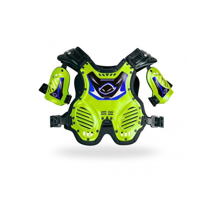 UFO chest protector JUNIOR BOY SHOCK WAVE color yellow FLUO size universal (8-12 years)