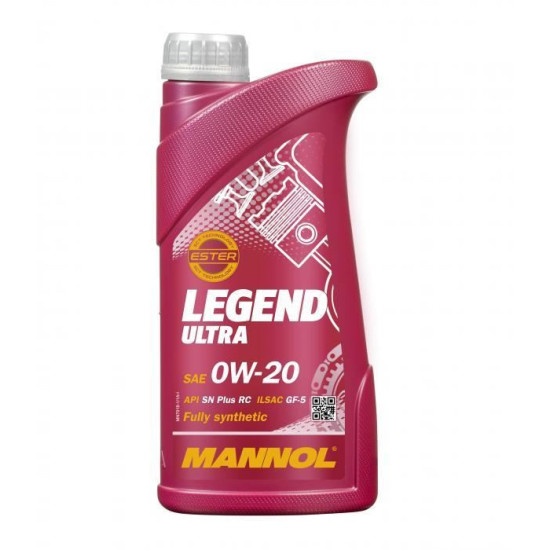 „MANNOL“ automobilio variklio alyva 0W20 „Legend Ultra SN Plus RC“, 1 litras (7918) (sintetinė)