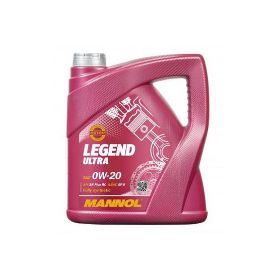 MANNOL CAR ENGINE OIL 0W20 LEGEND ULTRA SN PLUS RC 4 LITERS (7918) (SYNTHETIC)