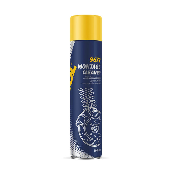„MANNOL MONTAGE CLEANER“ STABDŽIŲ RIEBALŲ ŠALINIMO PRIEMONĖ, 600 ML STABDŽIŲ VALIKLIS (9672) (24) (1200)
