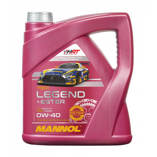 „MANNOL“ automobilio variklio alyva 0W40 „Legend+ester“, 4 litrai (7901) (sintetinė)