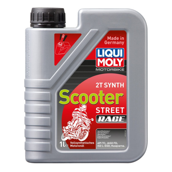 LIQUI MOLY MOTORBIKE 2T SYNTHETIC ENGINE OIL SCOOTER RACE 1L (6)