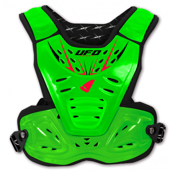 UFO chest protector REACTOR 2 EVOLUTION JUNIOR sleeveless color green FLUO (CE LEVEL 2)