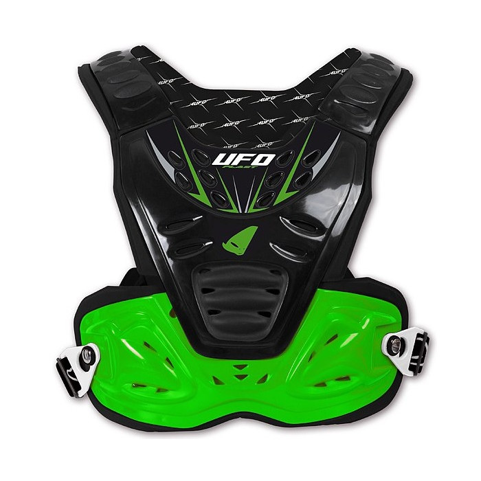 UFO chest protector REACTOR 2 EVOLUTION JUNIOR sleeveless green/black (CE LEVEL 2)