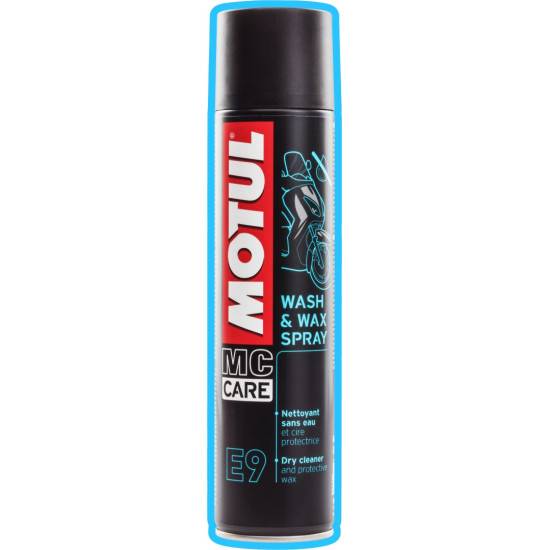 MOTUL E9 PLOVIMO VAŠKAS PURŠKIAMAS 400ML (DAŽŲ VALYMUI IR APSAUGAI)