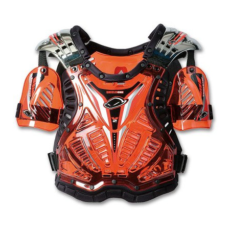 UFO chest protector SHIELD ONE CHROM color red