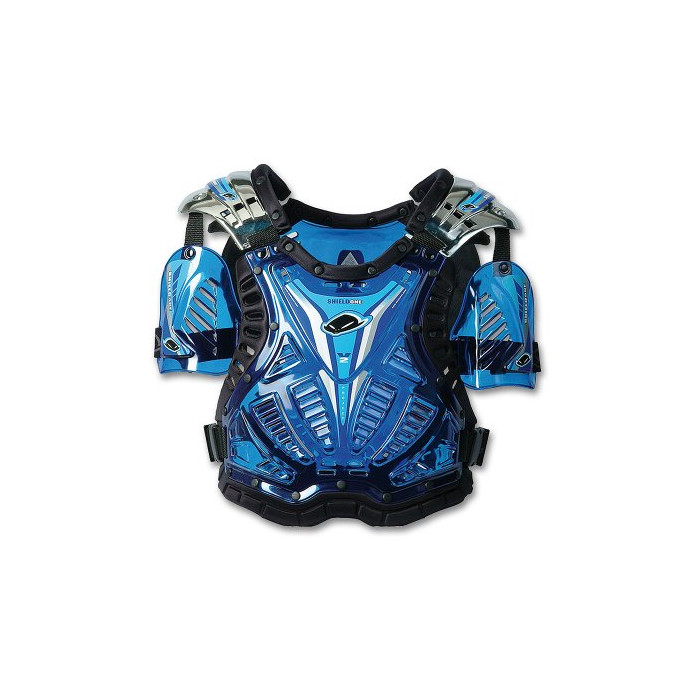 UFO chest protector SHIELD ONE CHROM color blue