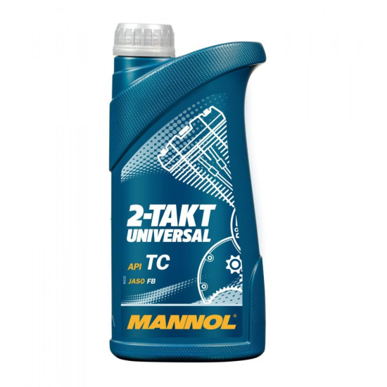 MANNOL 2T universalus 1 l mineralinis mišinio tepalas (7205) (20)