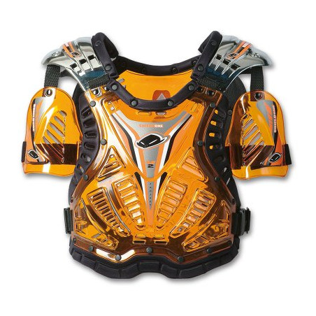 UFO chest protector SHIELD ONE CHROM color orange