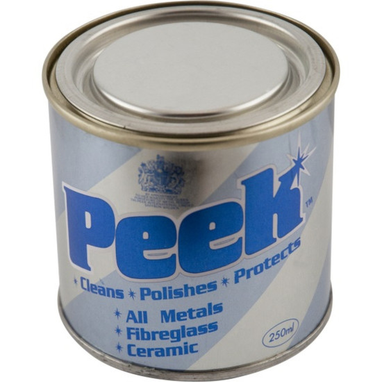 PUTOLINE POLIRAVIMO PASTA PEEK CHROME VALIKLIS 250ML