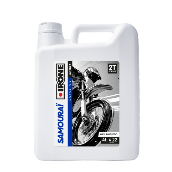 IPONE SAMOURAI 2T mišinio alyva 100 % sintetinė, 4 l esterių (AKC) (6) pakeičia 800091