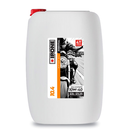 IPONE 10.4 10W40 SEMI-SYNTHETIC MOTOR OIL 22L DRUM (AKC) REPLACES 800056